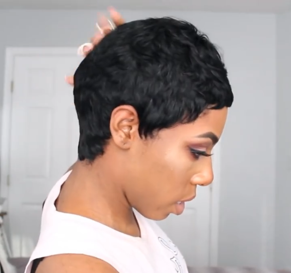 New Basic Cap Short Curly Bob