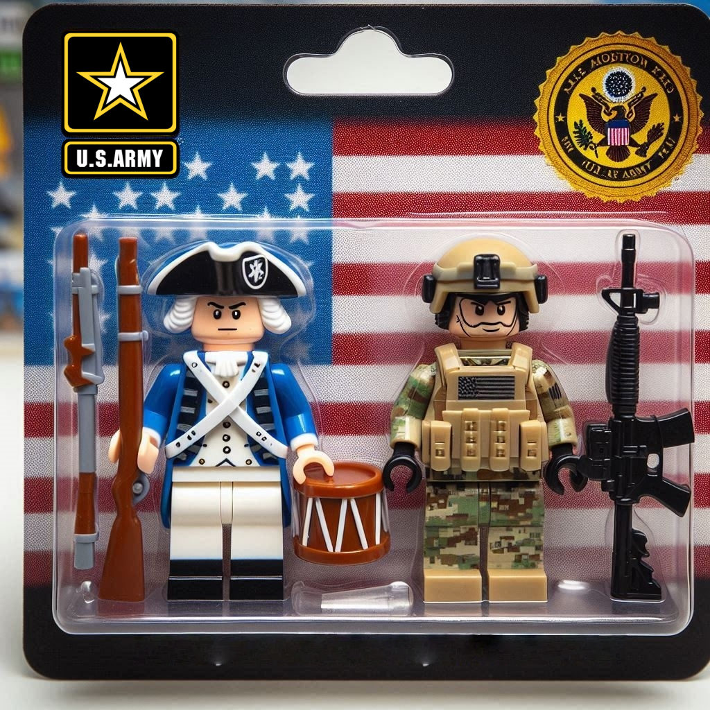 U.S. Military 250th Anniversary Minifigure Set