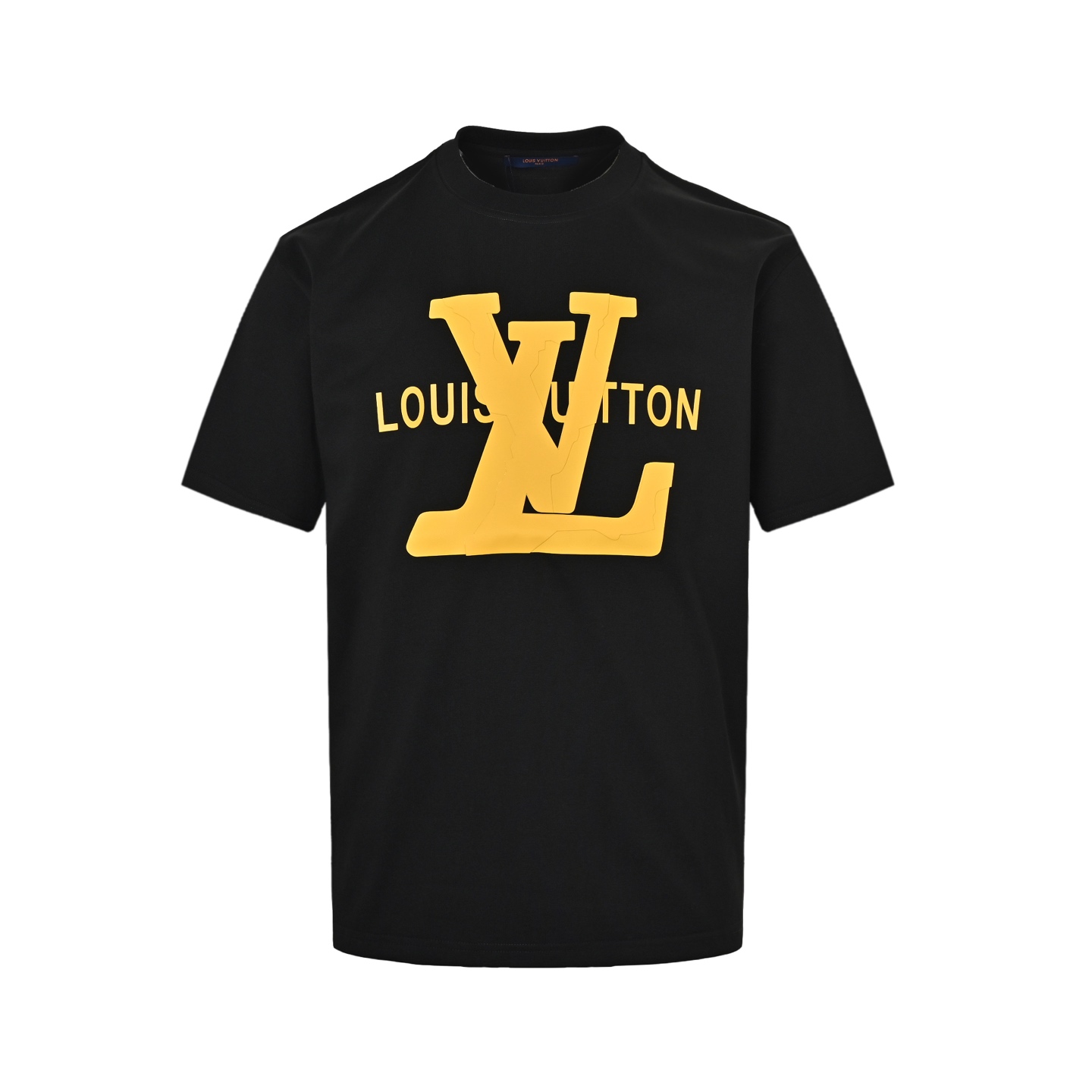 Louis Vuitton Thick Rubber Lettering Printed Short Sleeves