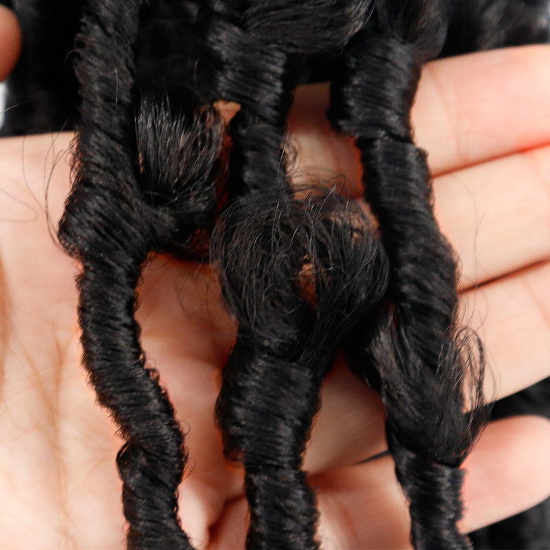 Luna Wigs Lady Butterfly Curly Dirty Braid Wig