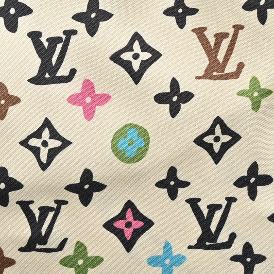 Louis Vuitton Monogram printed silk shorts