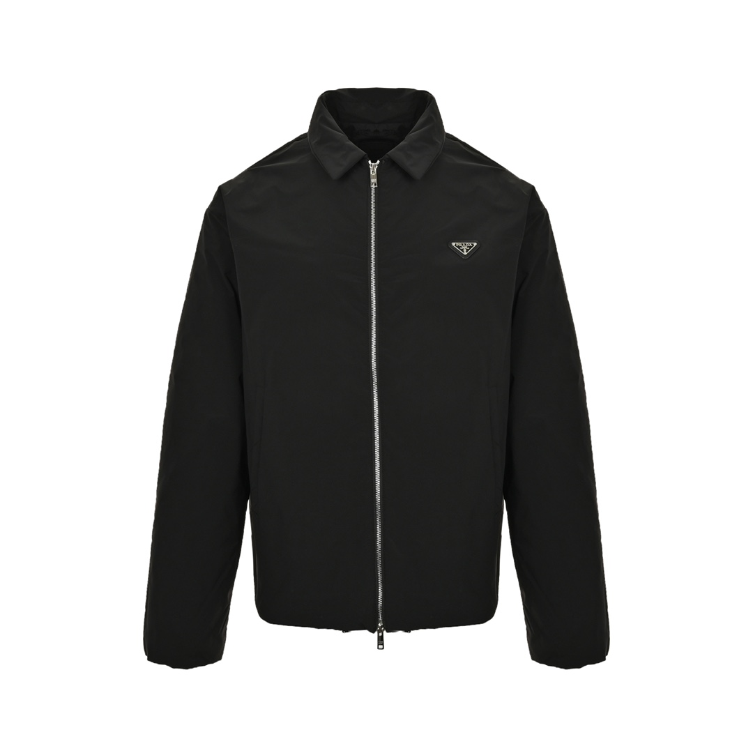 Prada 24Fw triangle logo padded jacket