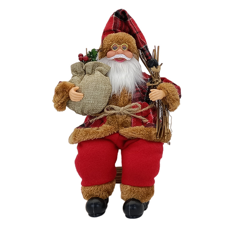 🎅Merry Christmas Decorations for Sitting Santa Claus Christmas ornament 🎅