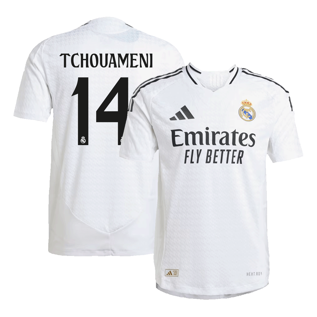 Player Edition TCHOUAMENI #14 Real Madrid Football Shirt 2024/25-Slim Fit