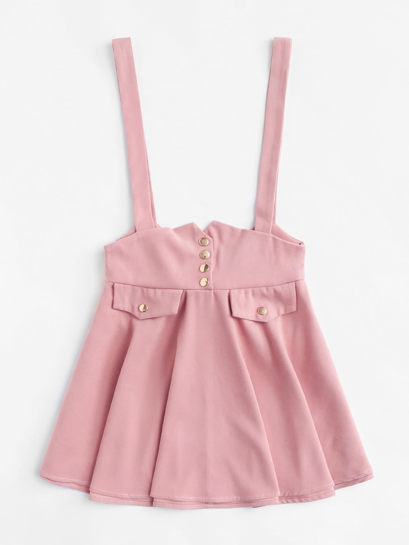 Bow Back Overall Skater Skirt