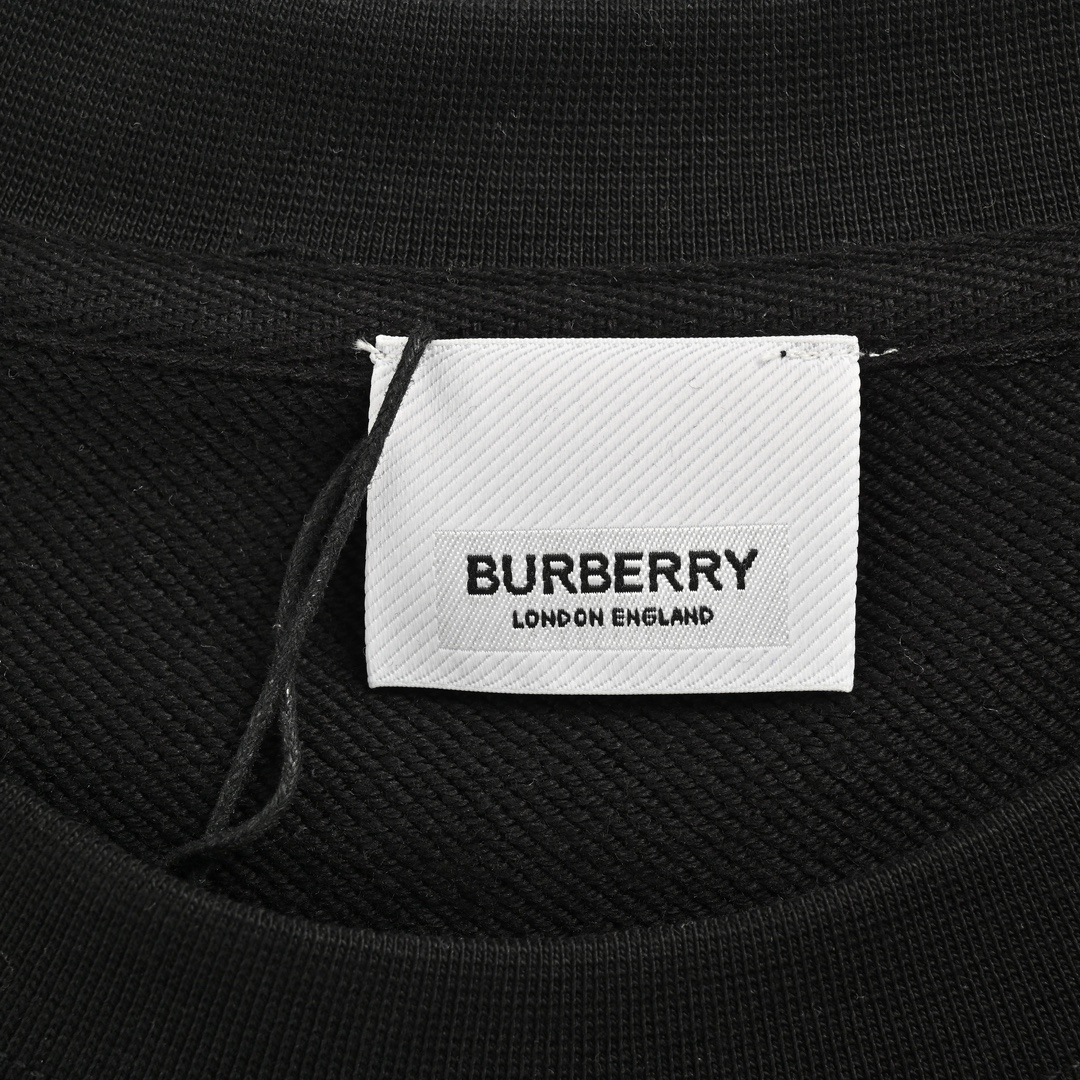 Burberry 24Fw blue bear print crew neck sweatshirt