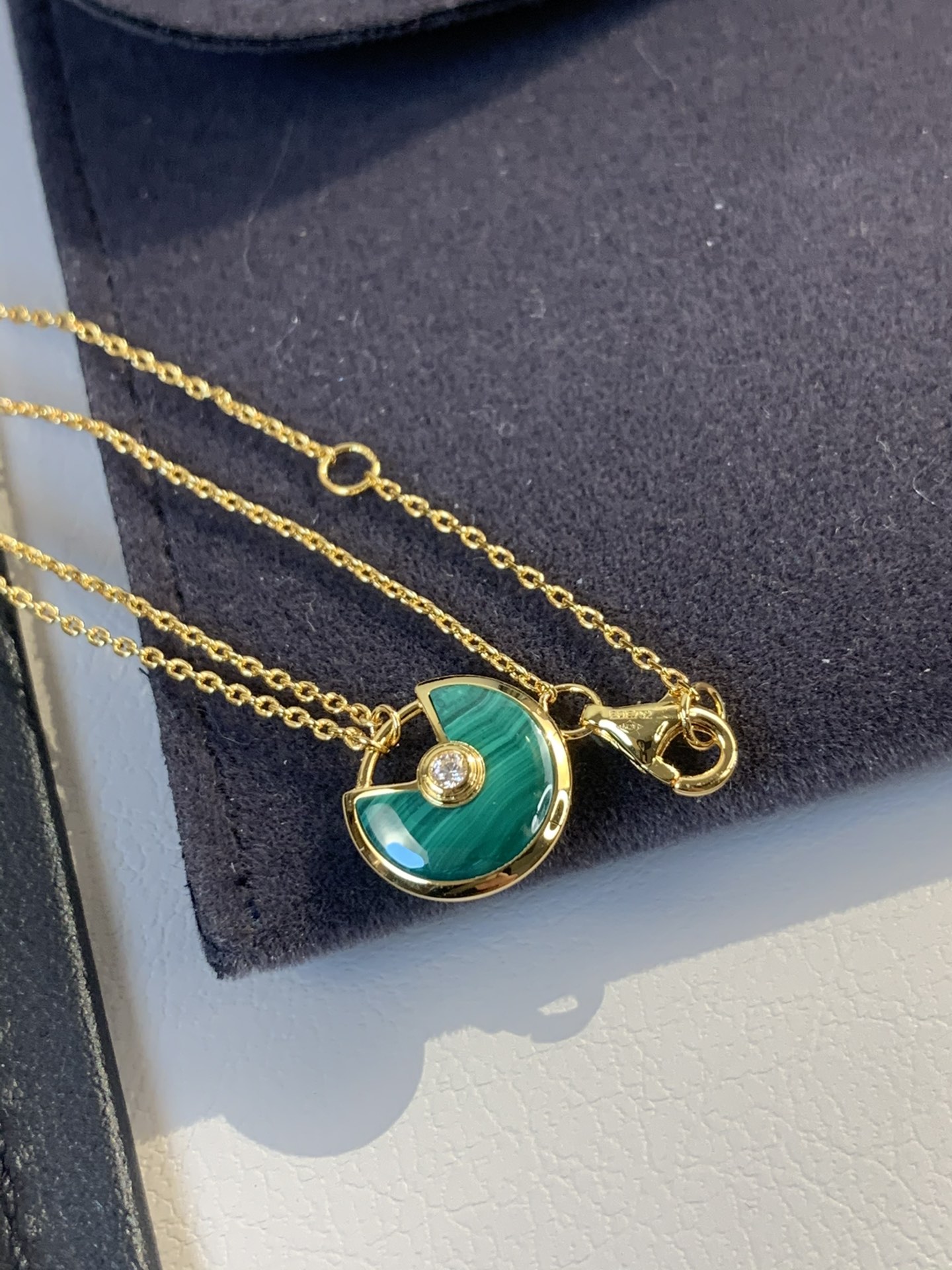Cartier Malachite Necklace
