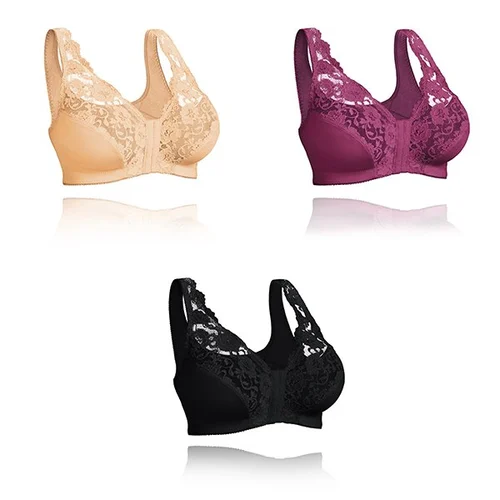 🔥Today's Deals 49%Off-🔥Front hooks, stretch-lace, super-lift, and posture correction – ALL IN ONE BRA!