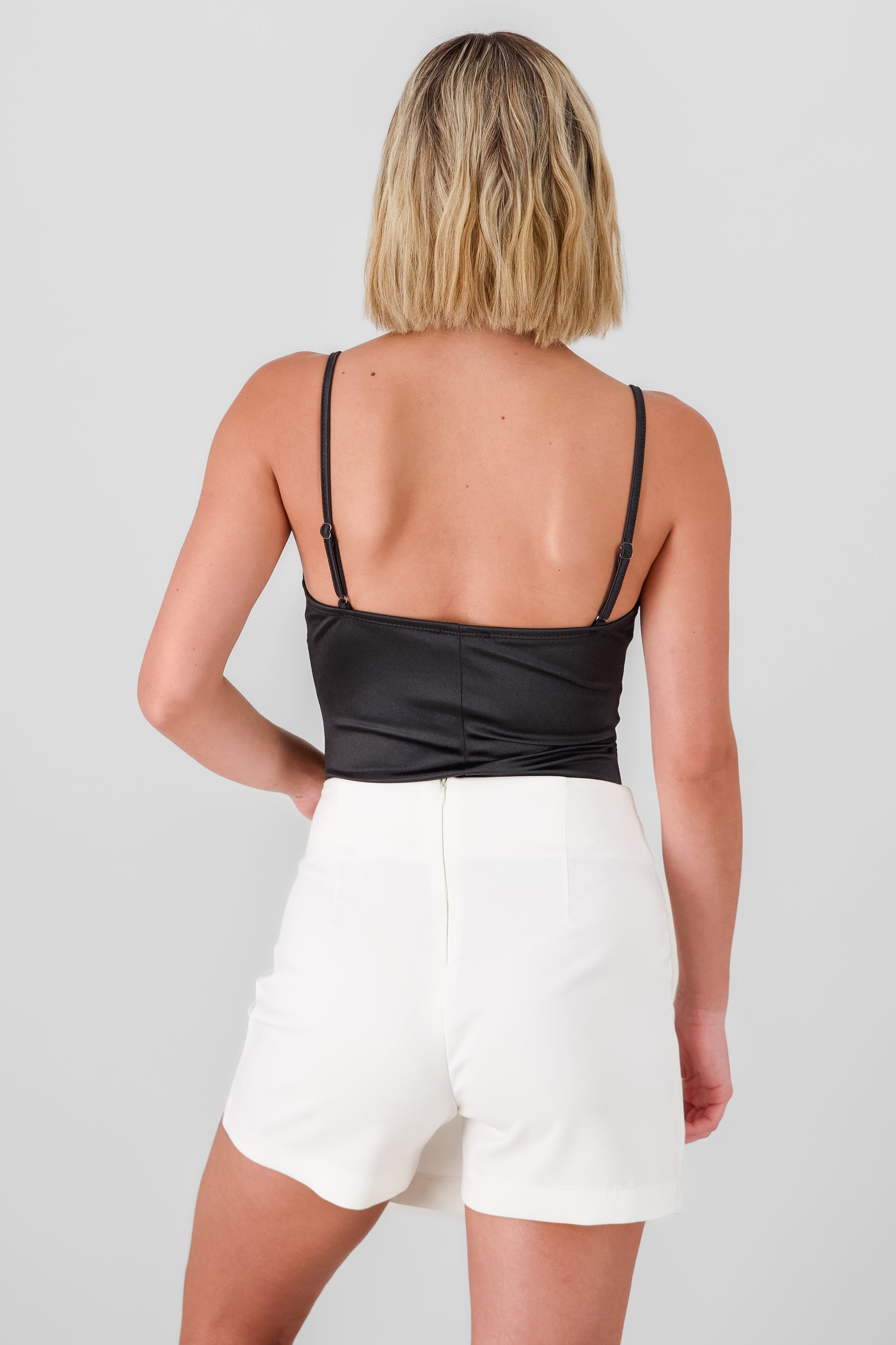 Solid Satin Bodysuit