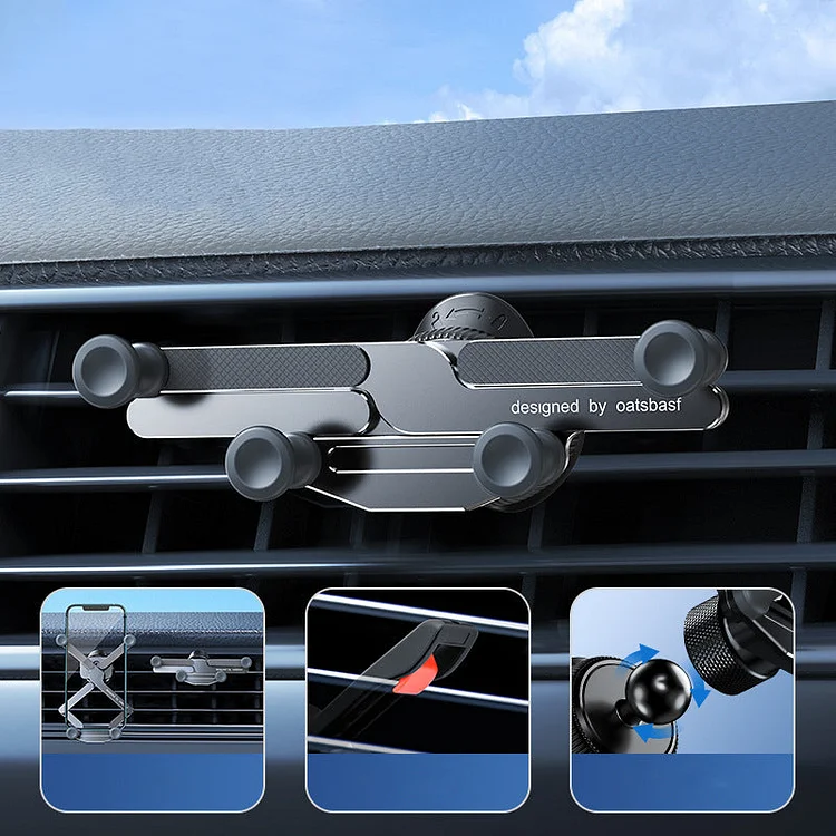🔥Last Day Promotion-59% OFF🔥Invisible Rotatable Air Vent Mount Car Phone Holder