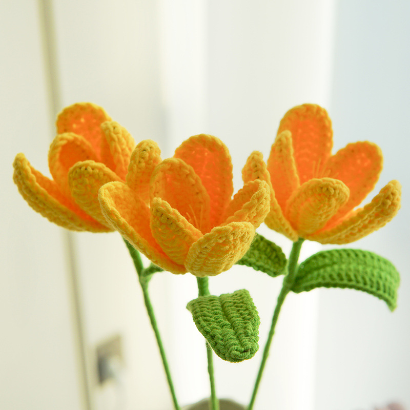 🔥Mother's Day Sale-[SAVE 50% OFF]--Handmade Knitted Rose-Never Fade