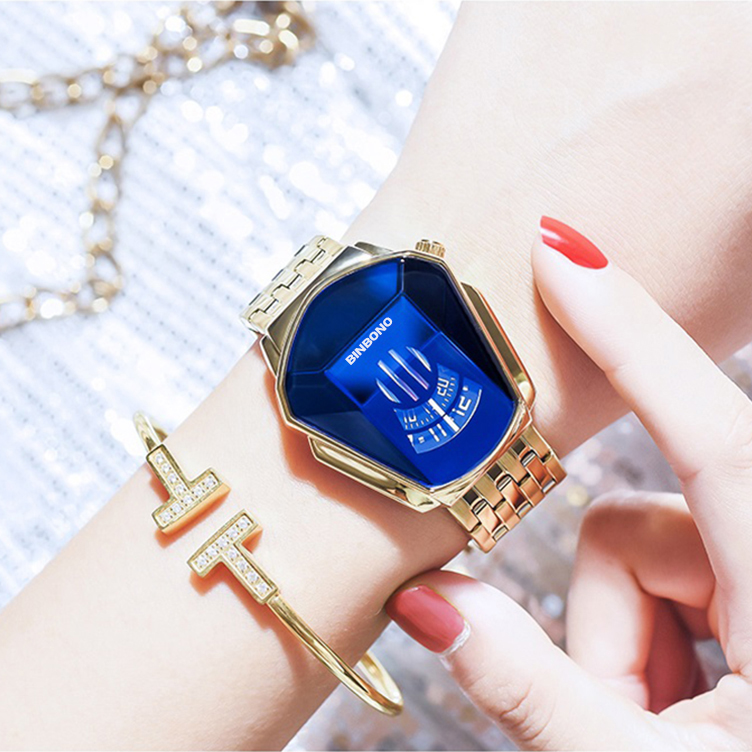 Diamond Style Quartz Watch For Men & Women-Buy Two Free Shipping