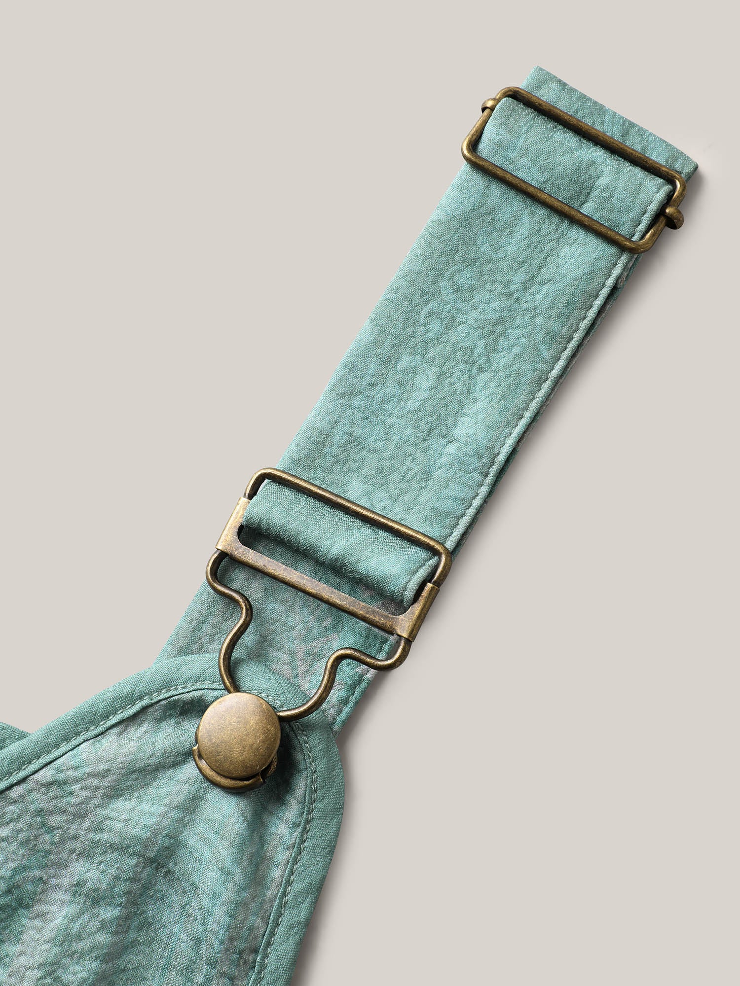 Floral Boho Print Overall Straps Romper