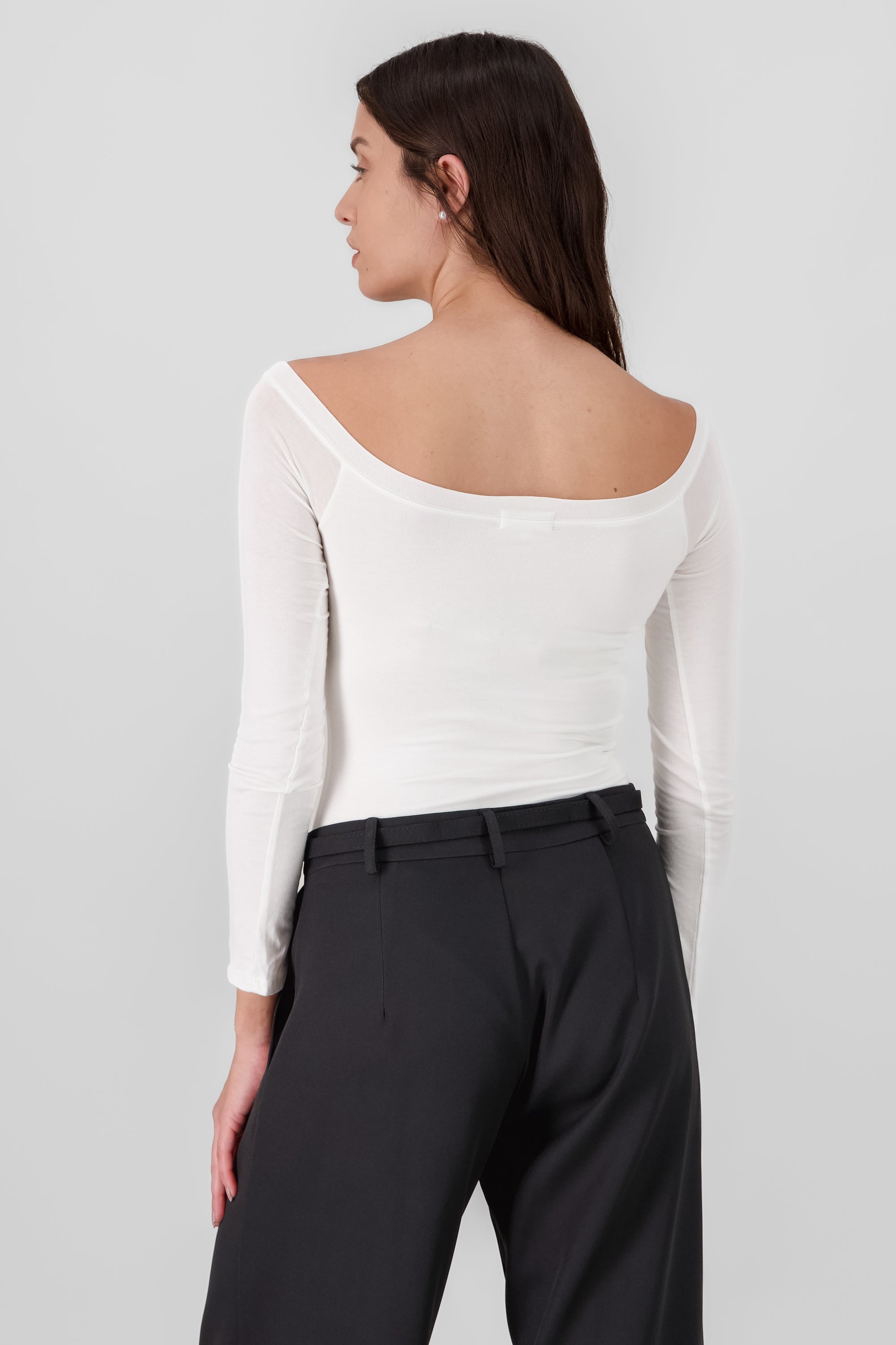 Long Sleeve Off Shoulder Bodysuit