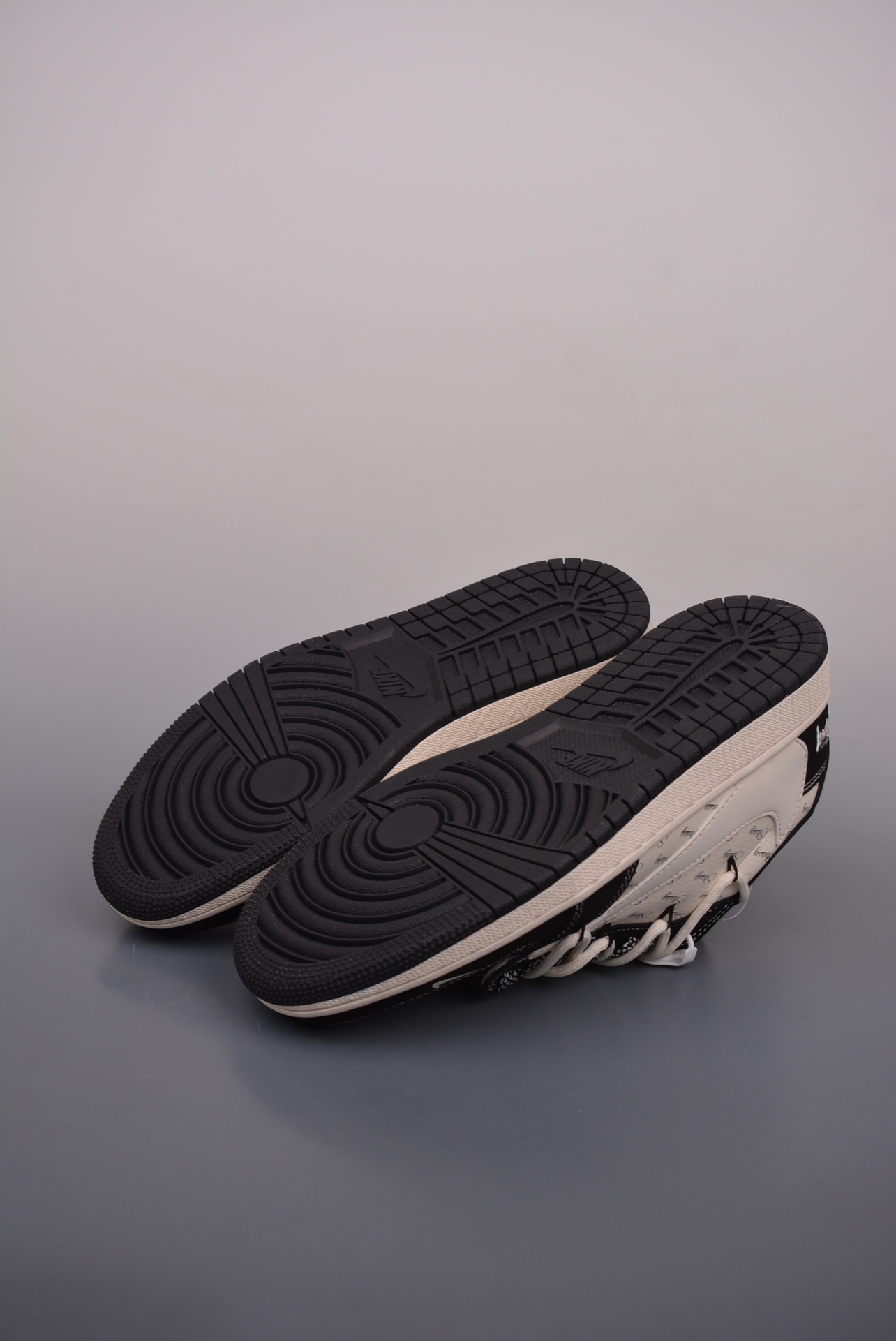 Stussy x Travis Scott x Nike Air Jordan 1 Low OG SP Black Beige White SJ0086-131