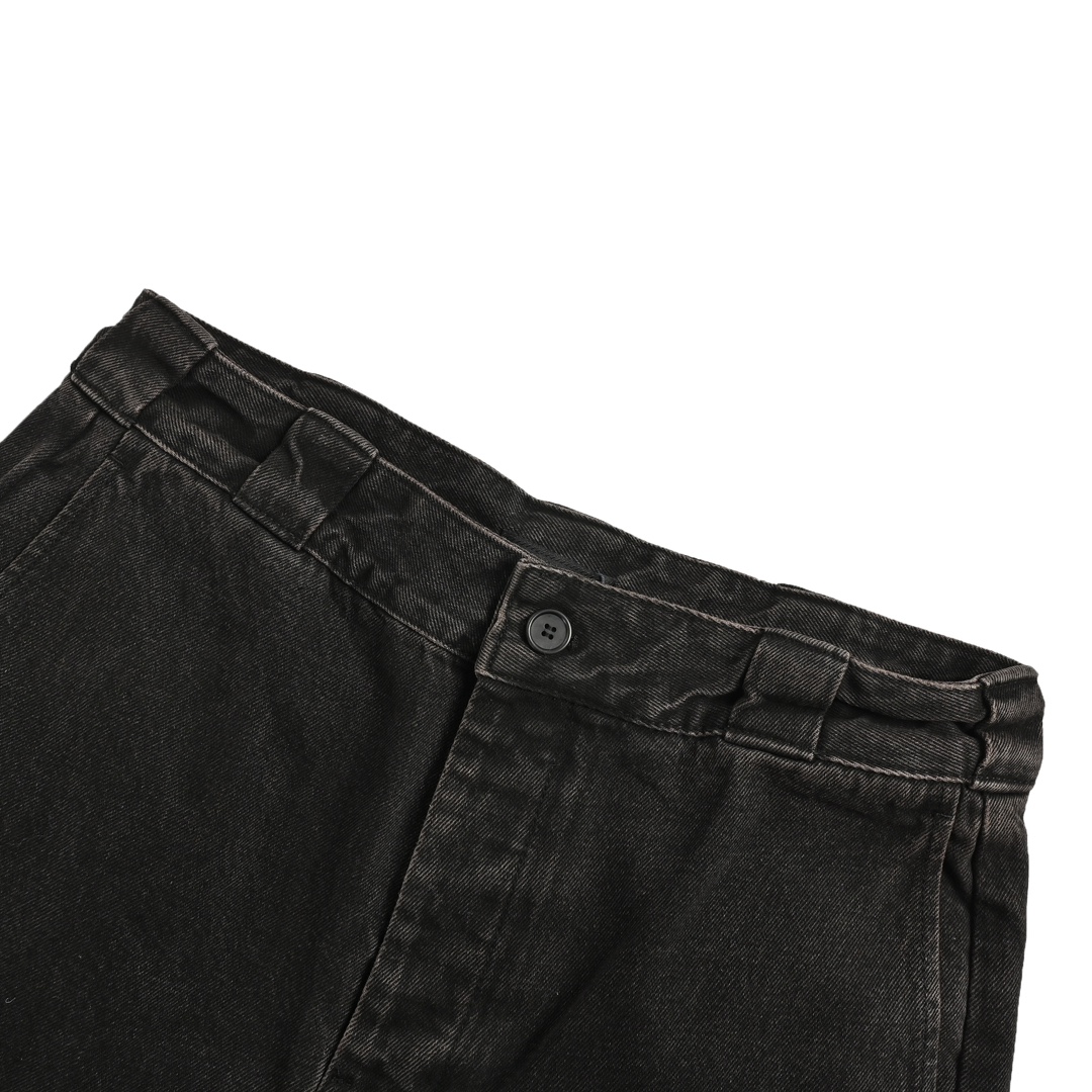 Prada 23Fw triangle logo denim jeans