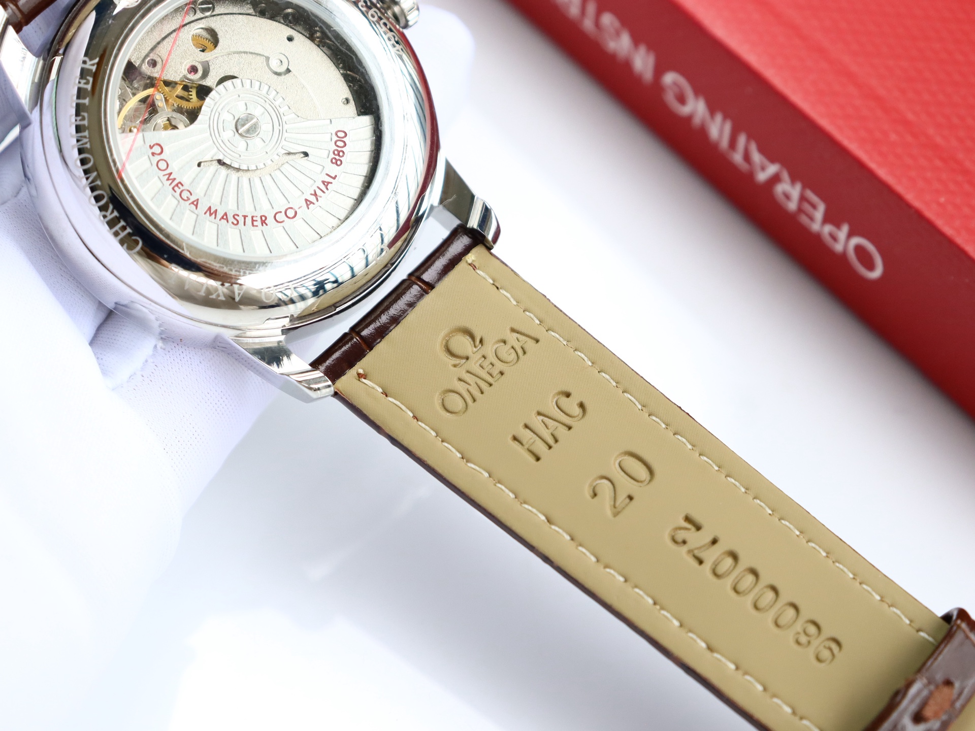 Omega De Ville series two-hand semi-mechanical men's watch