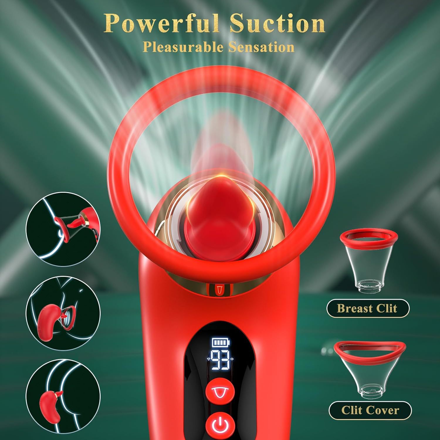 Anna – Compact Air Pulse Massager with Gentle Suction & Whisper-Quiet Design