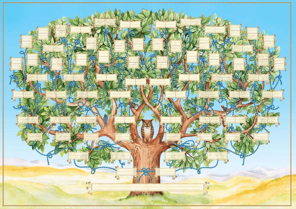 🔥Last Day 49% Off - 👩‍👩‍👧‍👧Family Tree Chart Diy Gift