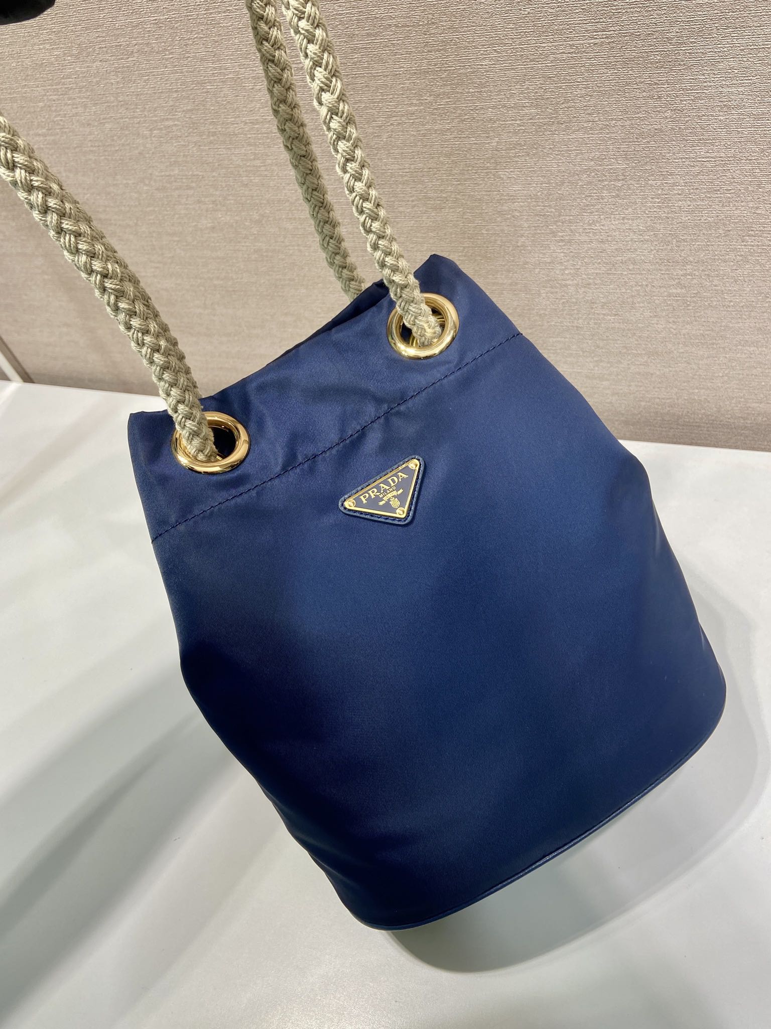 Prada Re-Nylon Nylon Handbag 1BE082