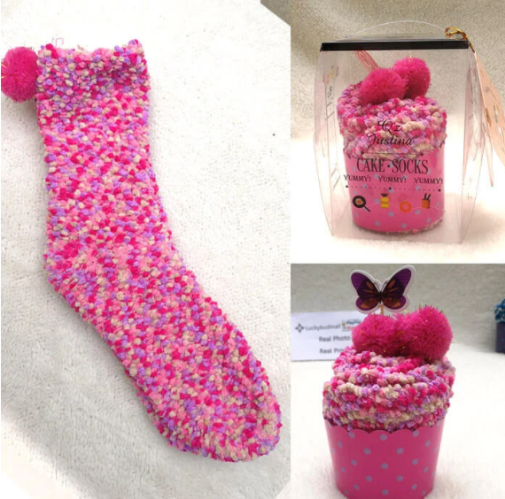 (🎅EARLY CHRISTMAS SALE - 48% OFF)Winter Fuzzy Slipper Socks WIth Gift Box🔥Buy 5 Get FREE SHIPPING