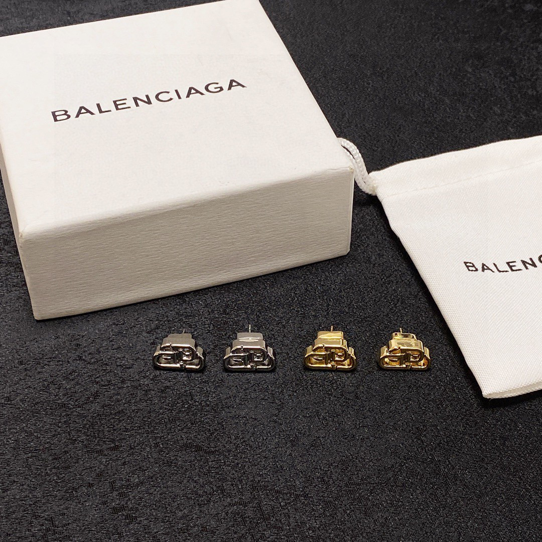 Balenciaga new BB small earrings