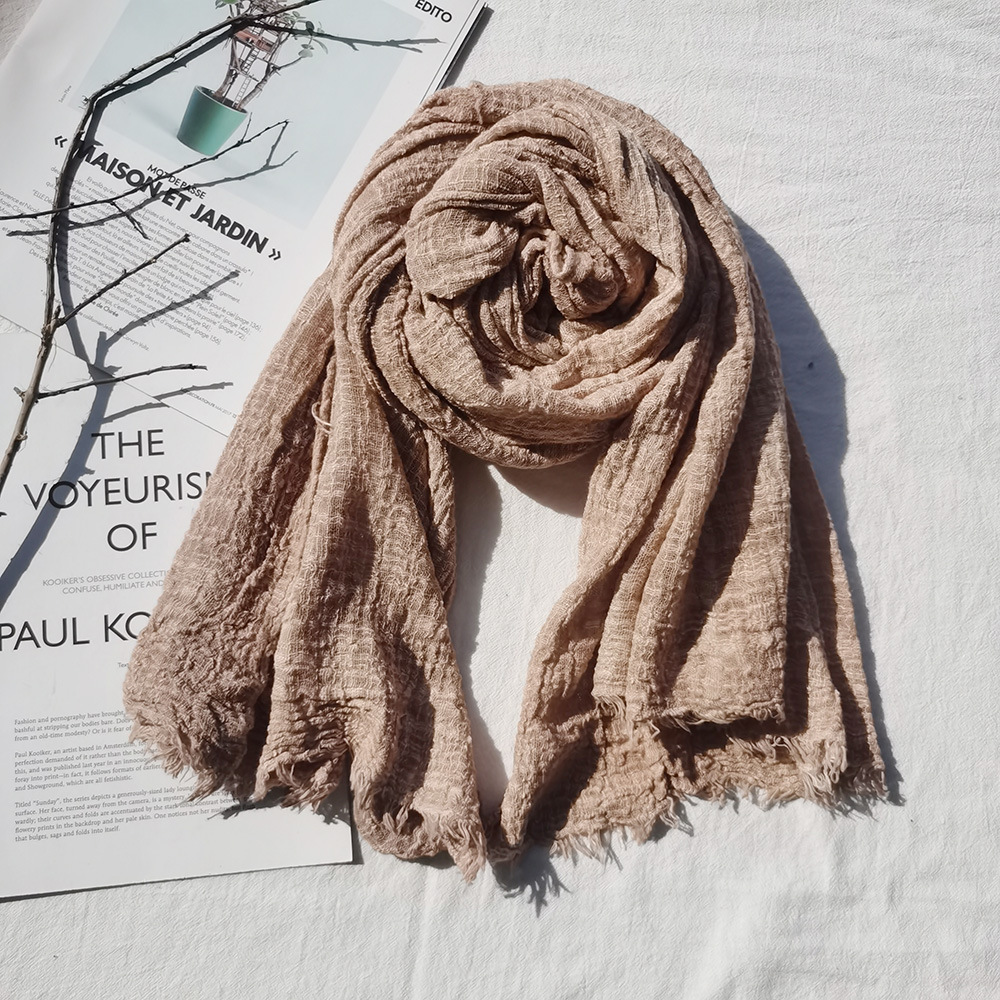 Vintage Solid Casual Comfy Shawl