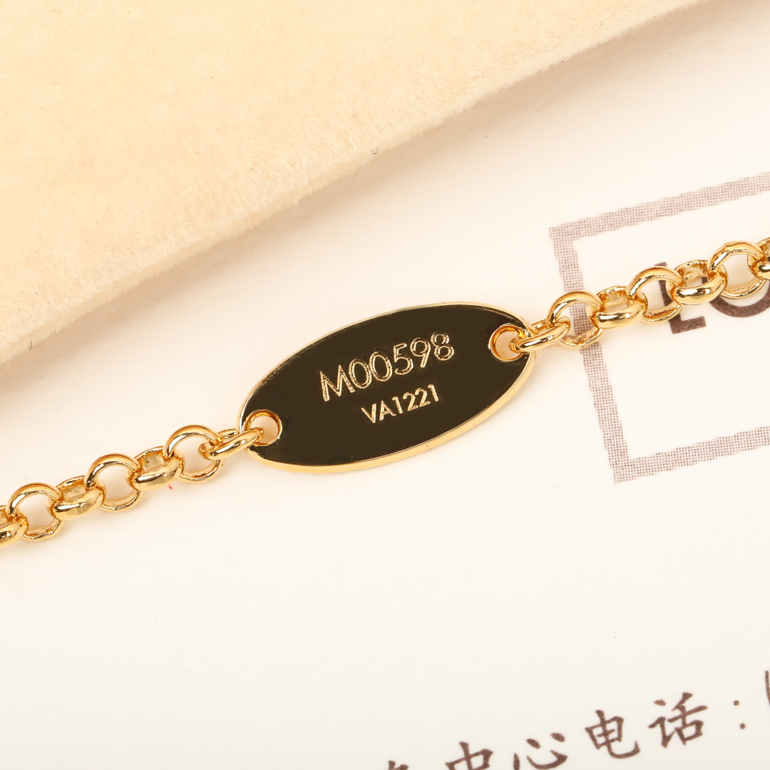 Louis Vuitton logo necklace