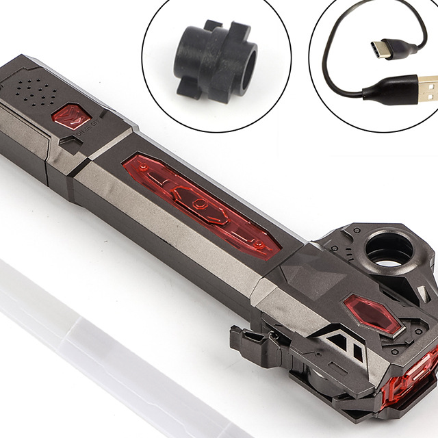Laser Sword Retractable Two-in-one Color-changing Lightsaber Toy