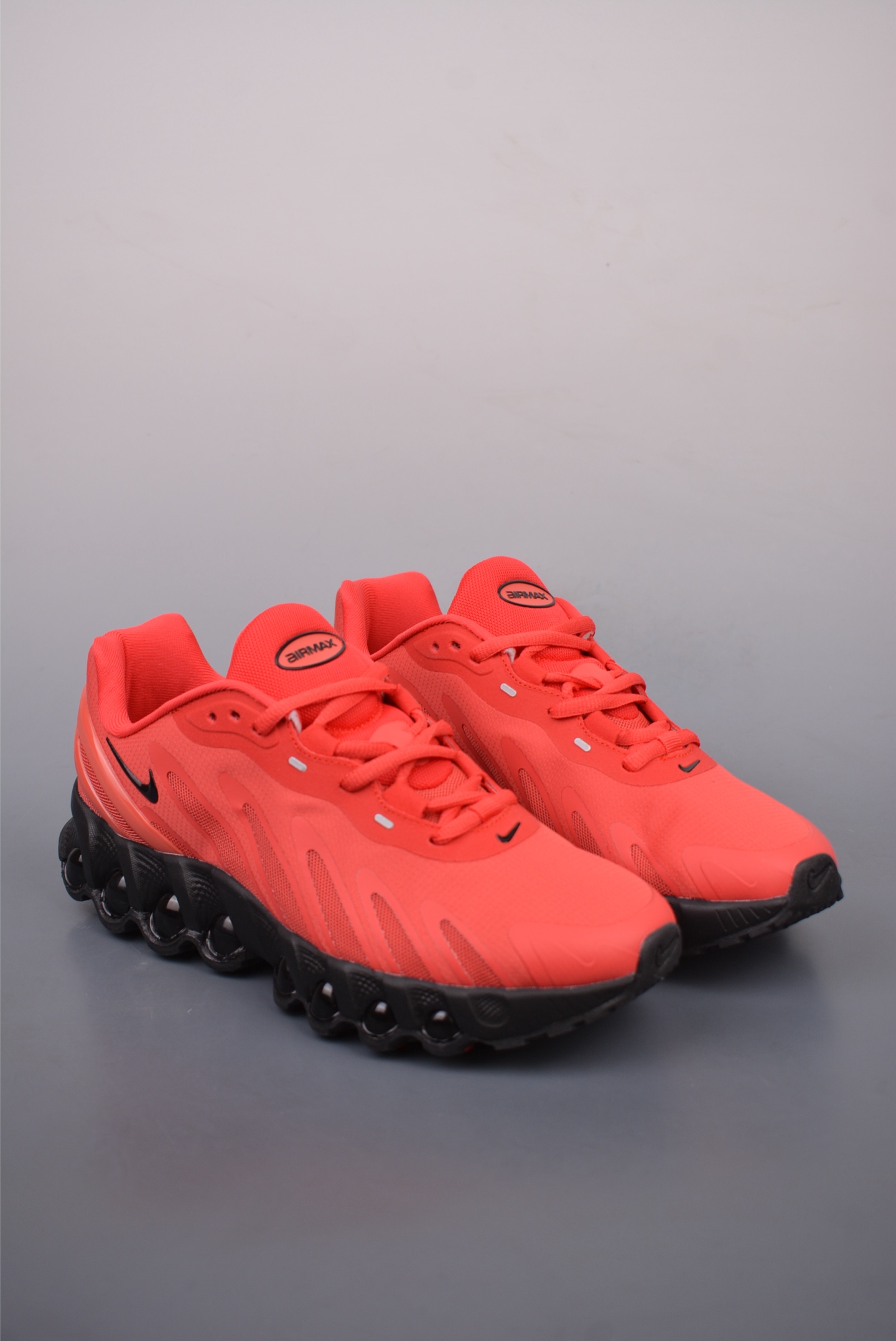 Nike Air Max DN8 running shoes Red and Black FQ7860-036