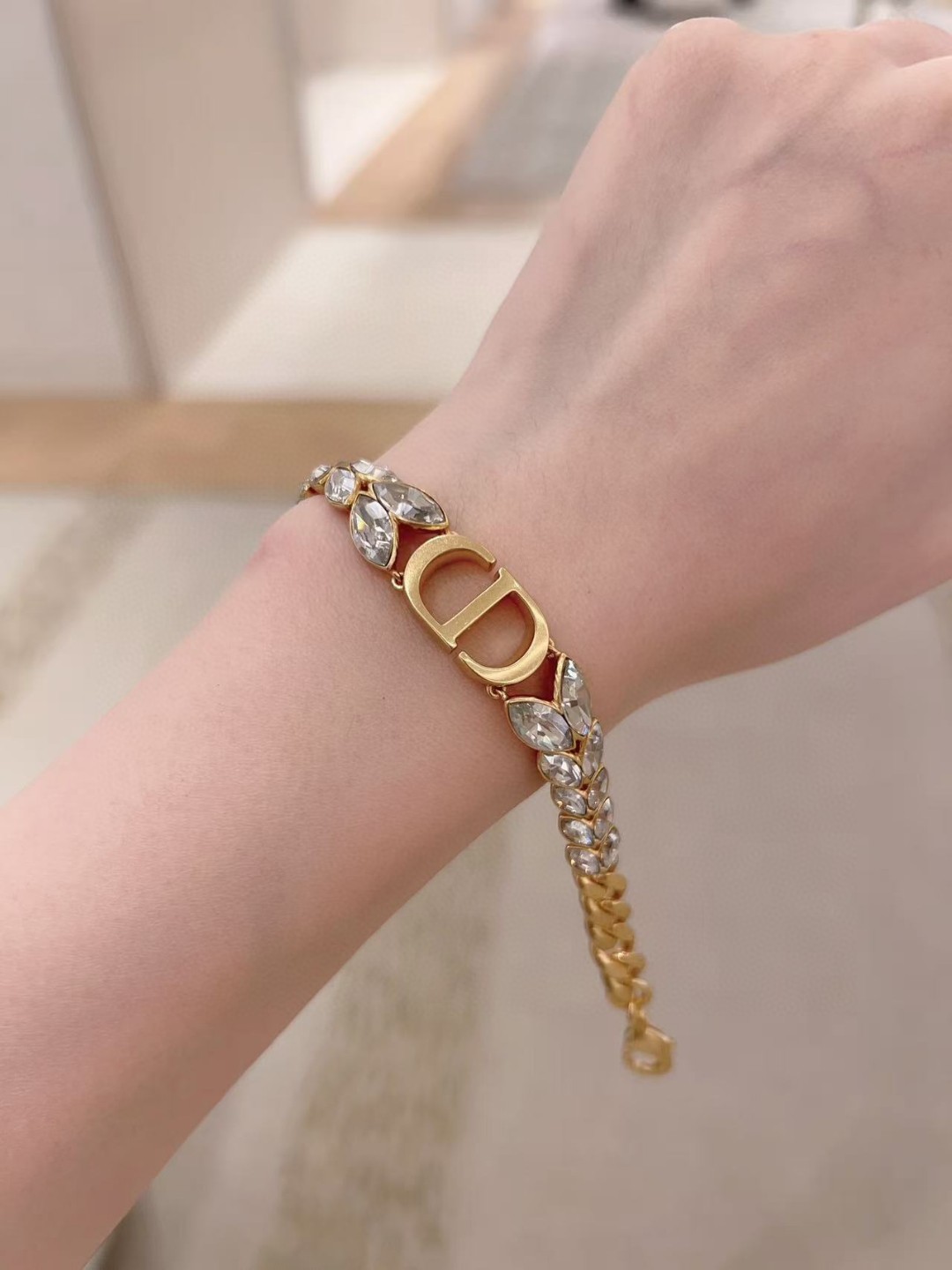 Dior Diamond Wheat Bracelet