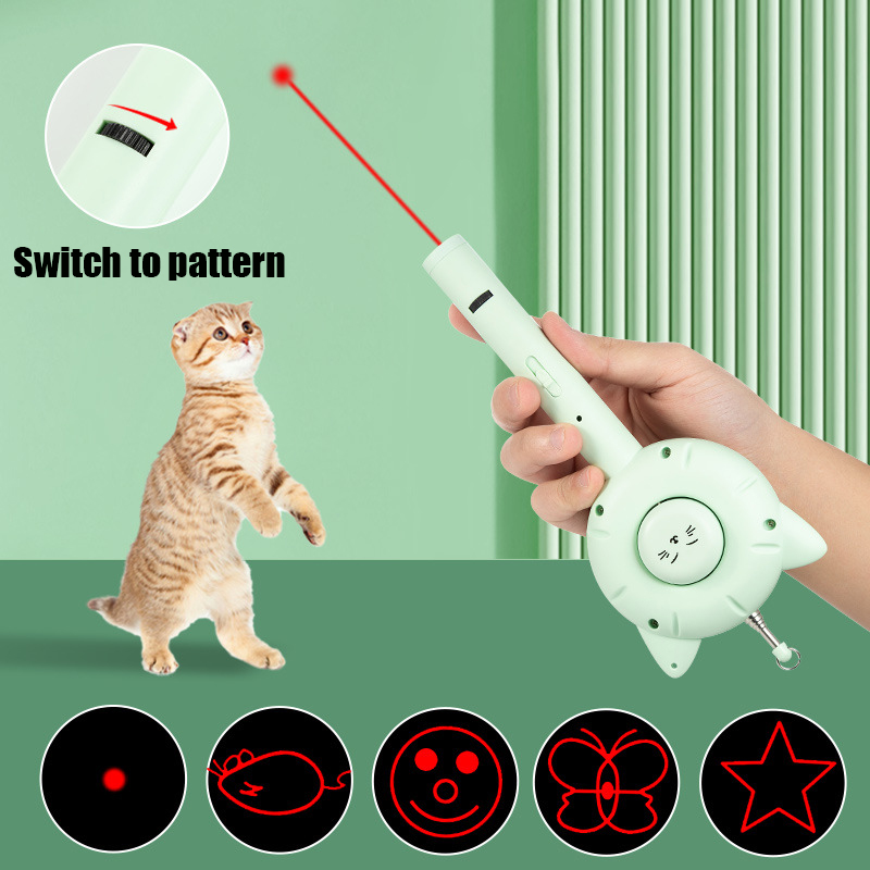 💥Last Day Promotion-[SAVE 50% OFF]--Multifunctional Laser Cat Teaser Stick Pet Comb--BUY 2 GET 15% OFF & FREE SHIPPING
