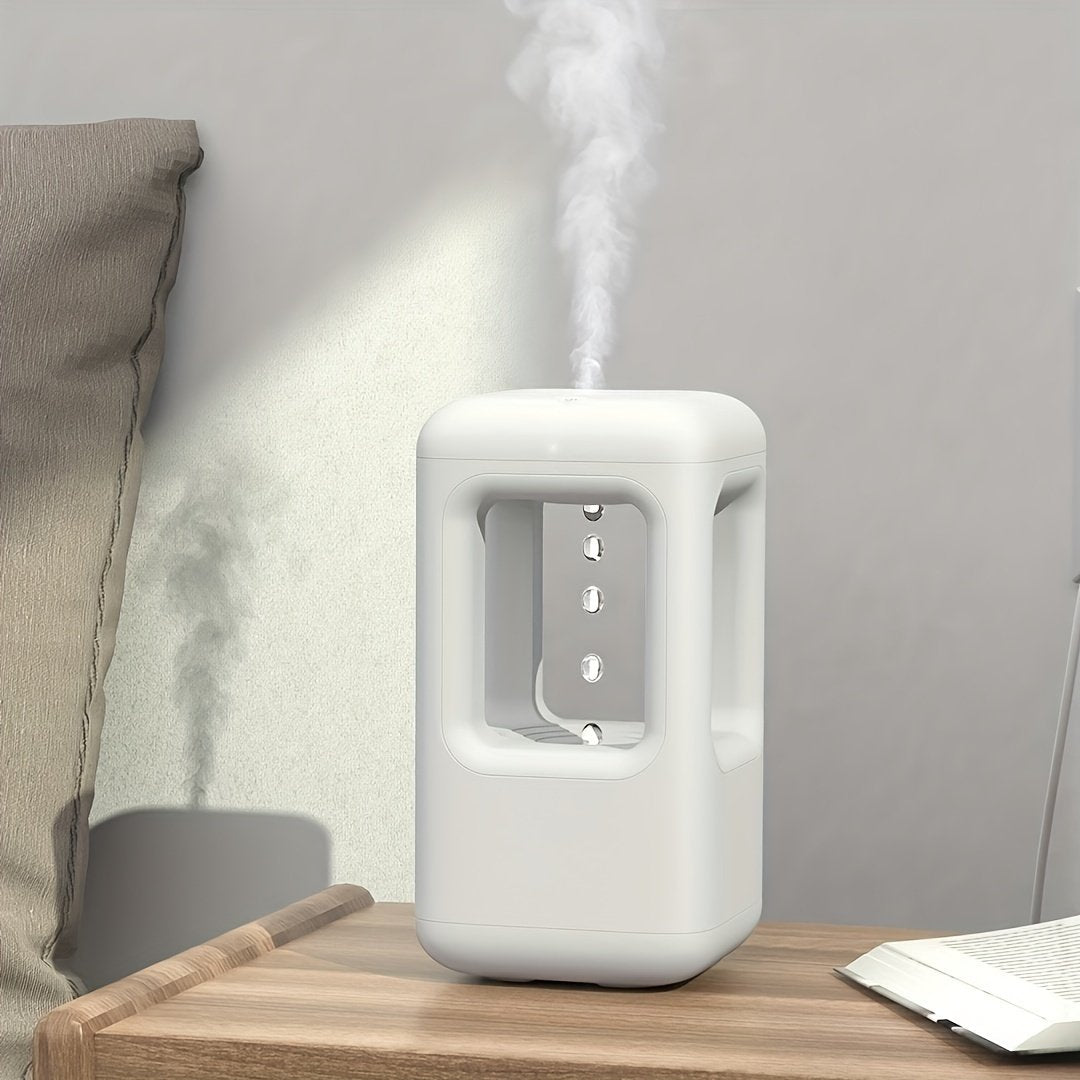 1Pc Anti-Gravity Humidifier With Small Night Light Room Air Humidifier Aromatic Essential Oil Diffuser Drop Humidifier For Bedroom Schools
