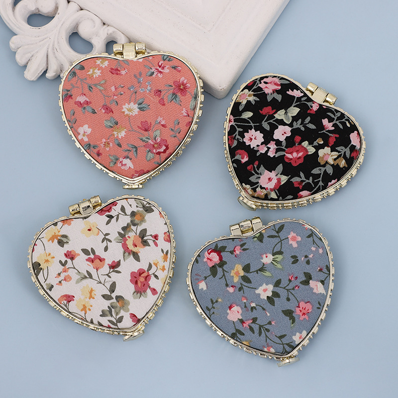 🔥Last Day 50% OFF🔥Makeup Mirror Set, 4 Counts Vintage Makeup Mirrors, Foldable Cosmetic Mirrors