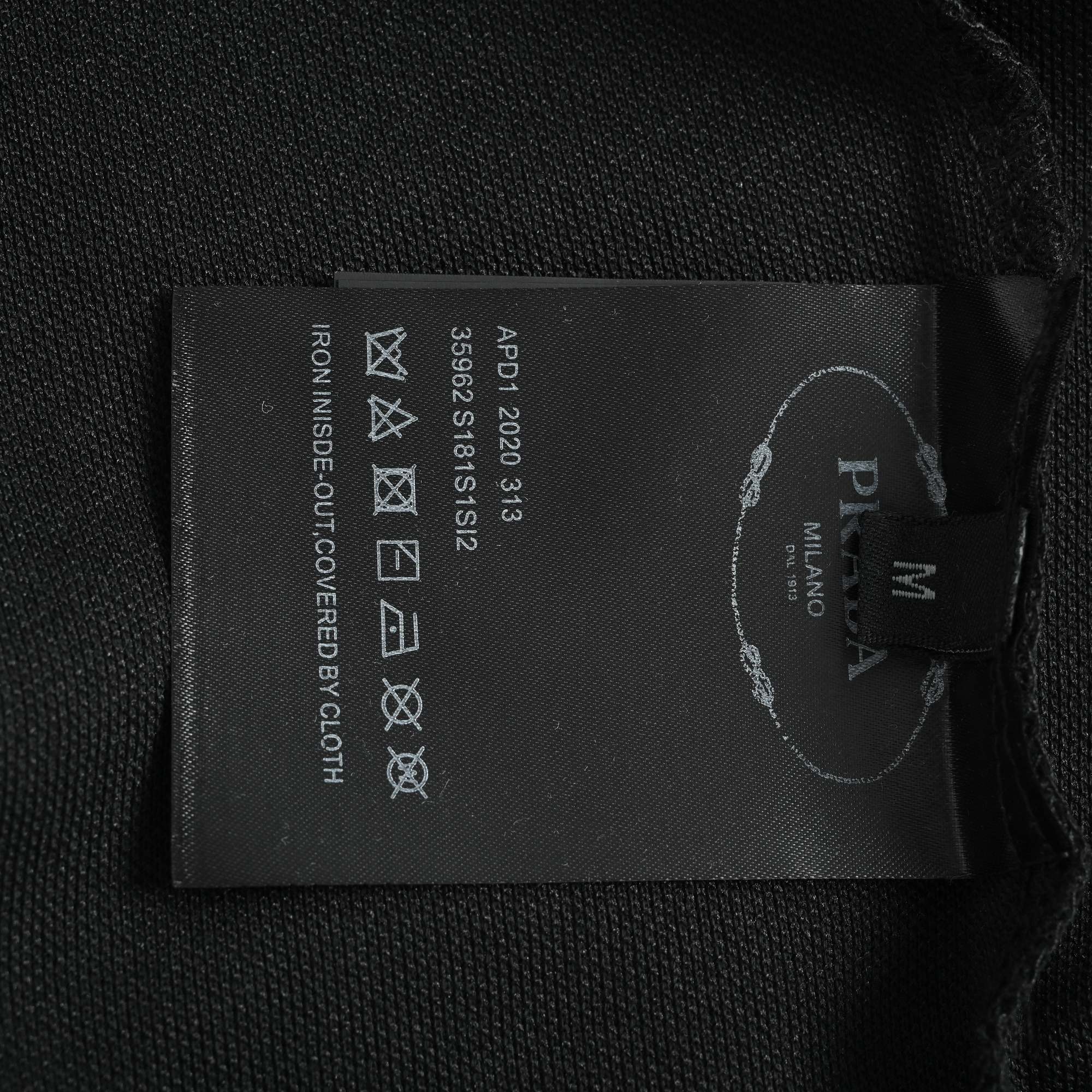 Prada Classic Triangle Logo Polo Short Sleeve