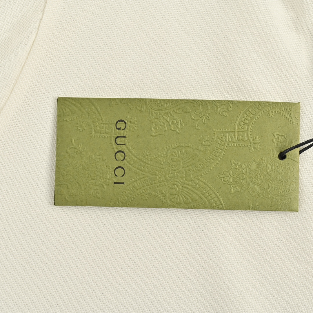 Gucci 24ss Pocket GG Embroidery Polo Short Sleeve