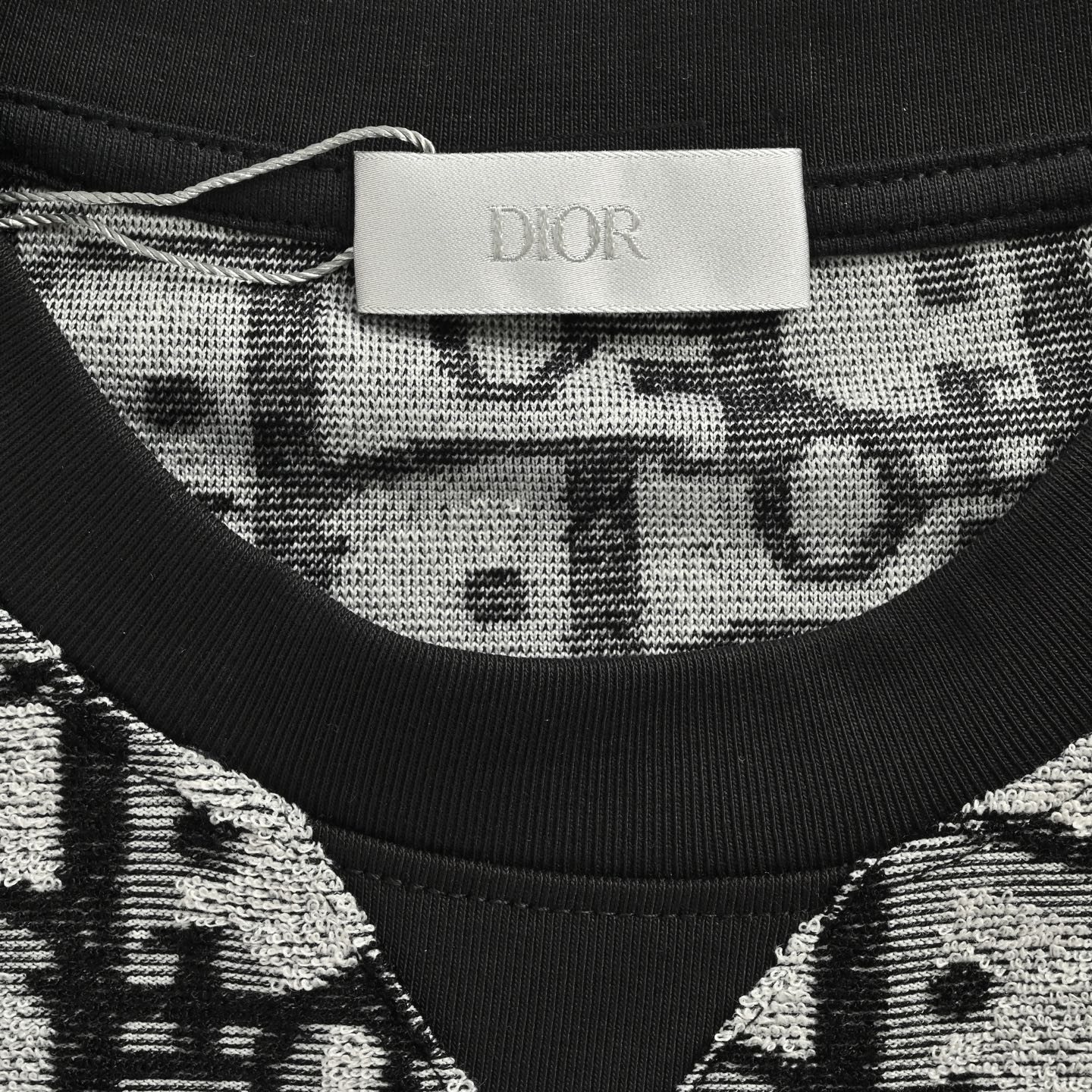 Dior 25ss full-print CD monogram jacquard towel short sleeve