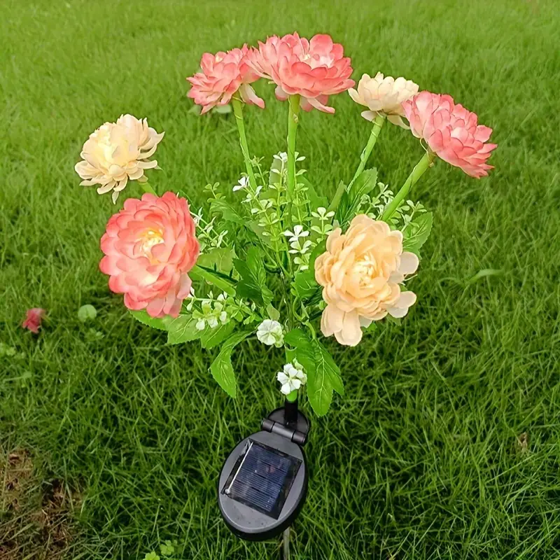 🔥CHRISTMAS ON SALE🔥Solar 7-Head Snow Lotus Flower Lights