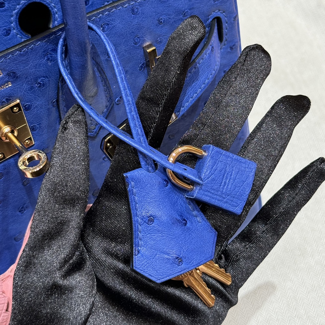 Hermès Birkin O7Bleuet Handbag (Handmade to Order)