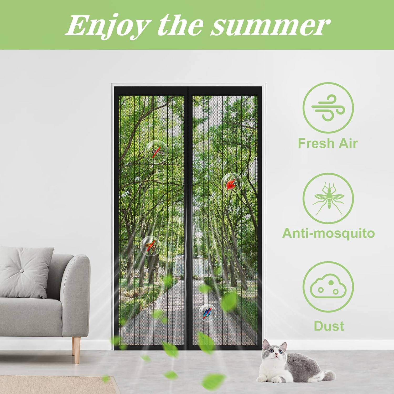 🔥ON SALE - 45% OFF🔥Magnetic Screen Door