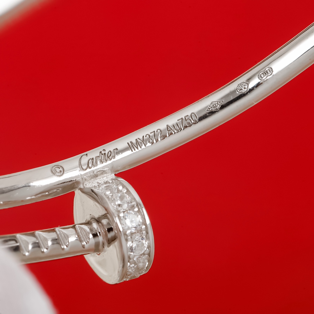 Cartier nail diamond earrings