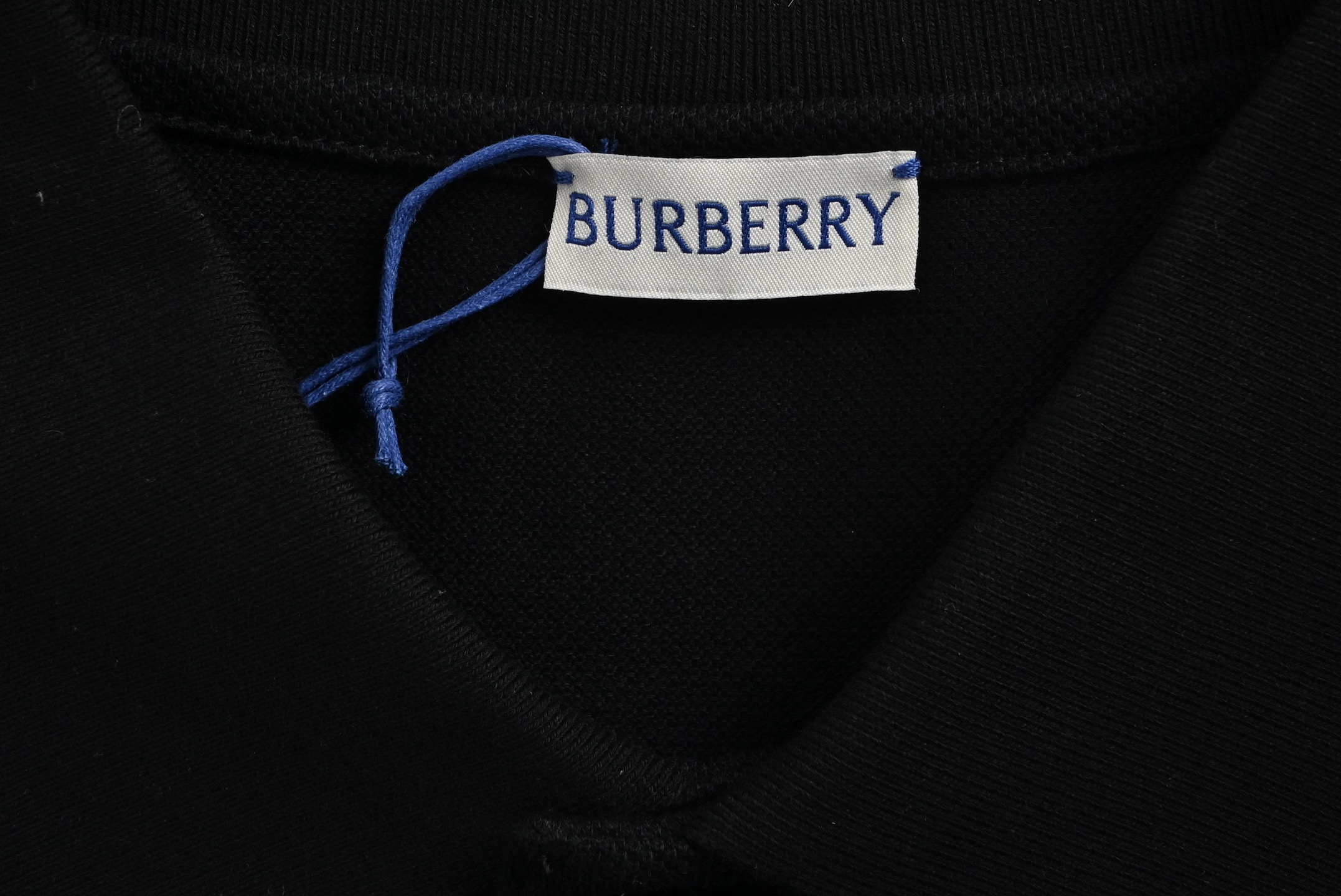 Burberry Script Embroidery Polo Short Sleeve
