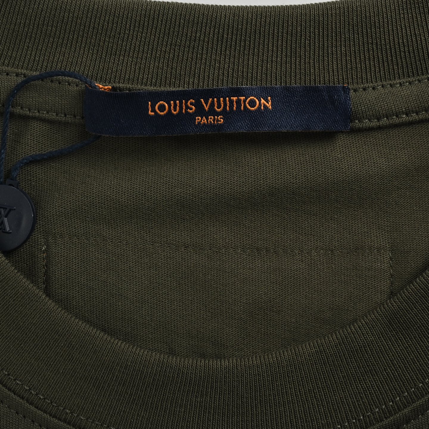 Louis Vuitton 25ss short sleeve embroidered logo