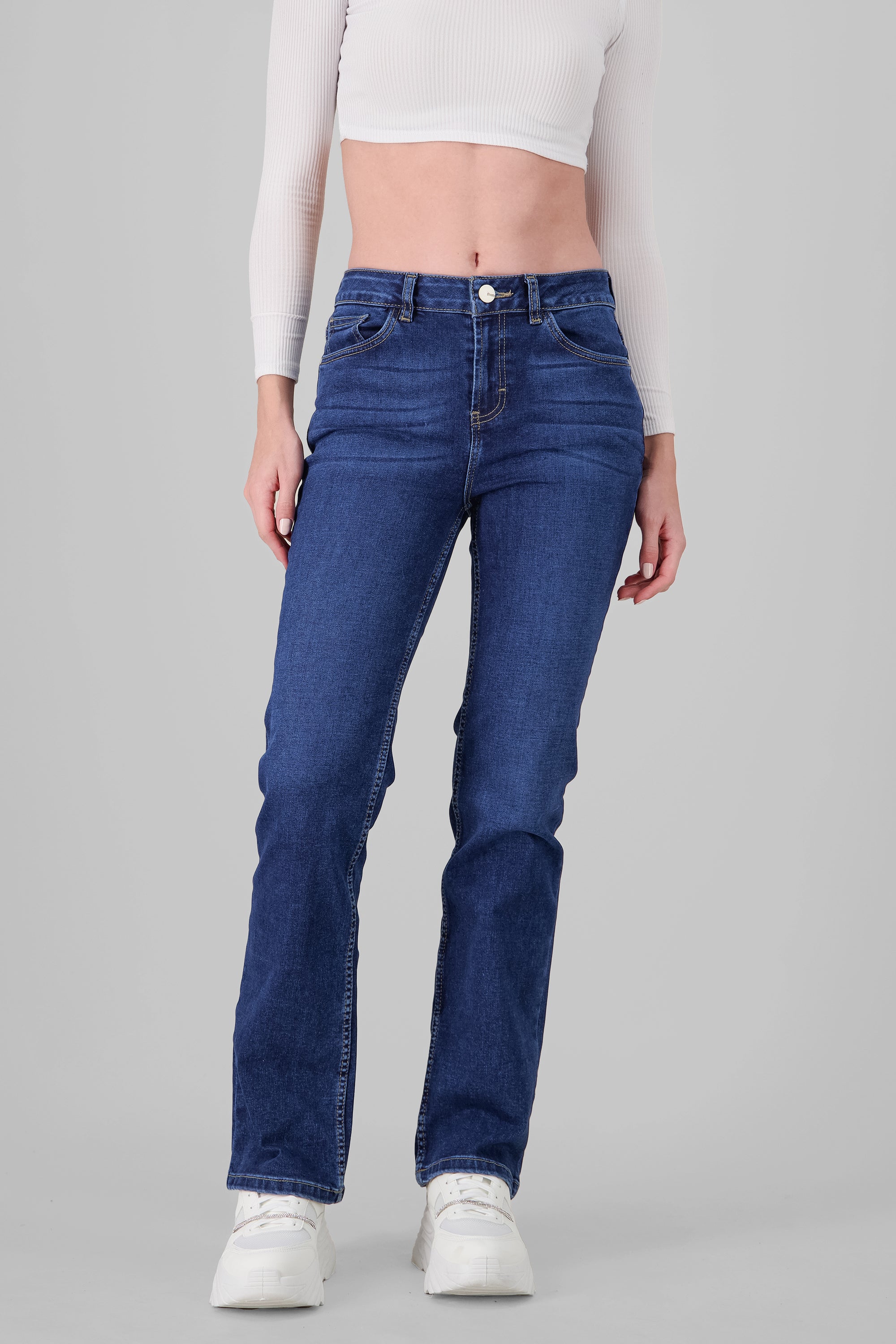 Bootcut Jeans With Slits