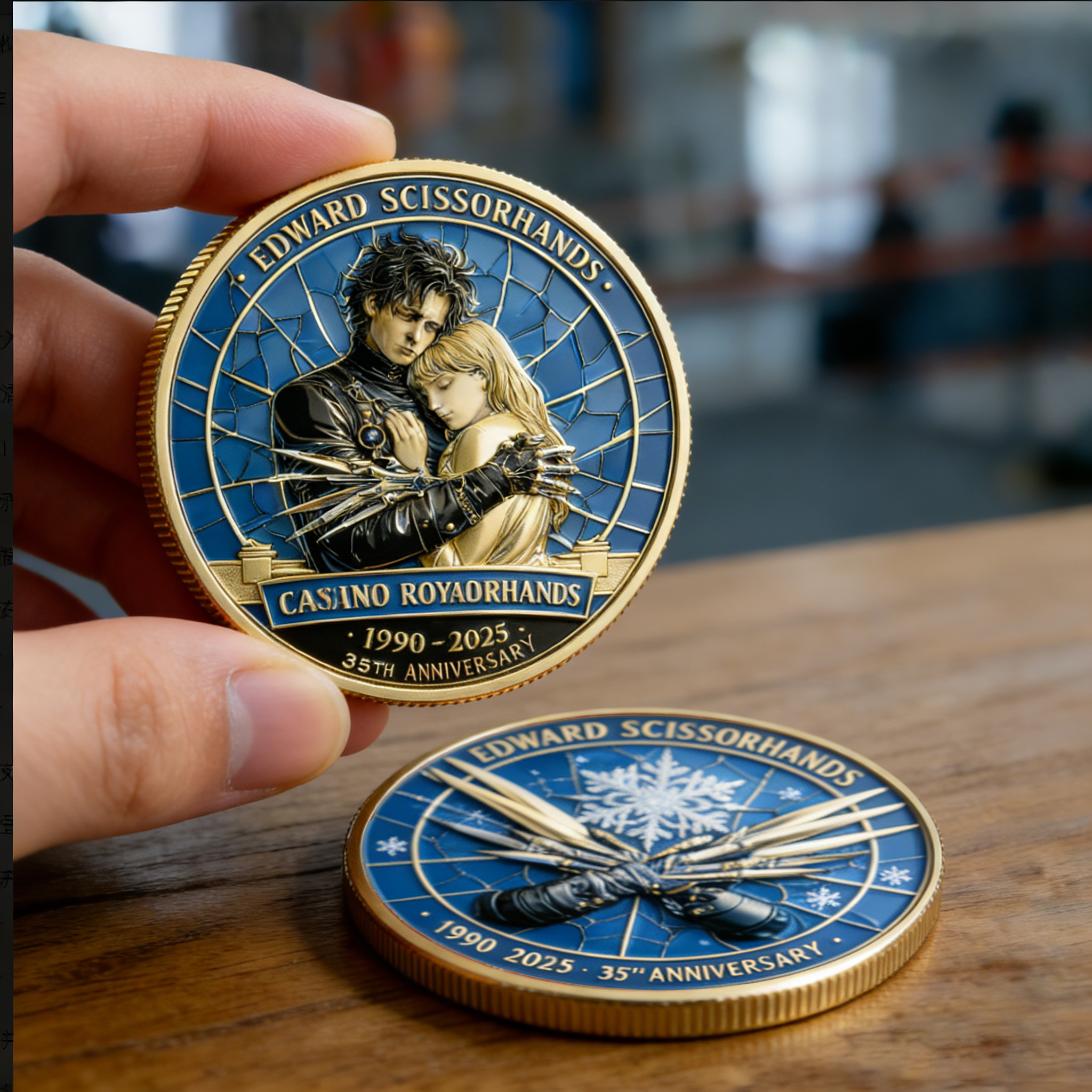 ✂️ Edward Scissorhands 35th Anniversary Commemorative Coin