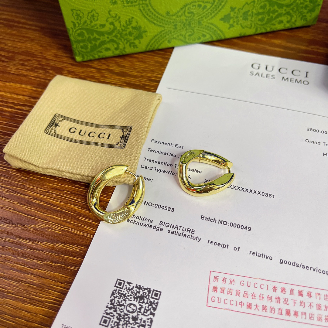 Gucci gold-tone earrings