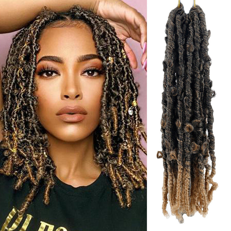 Luna Wigs Lady Butterfly Curly Dirty Braid Wig