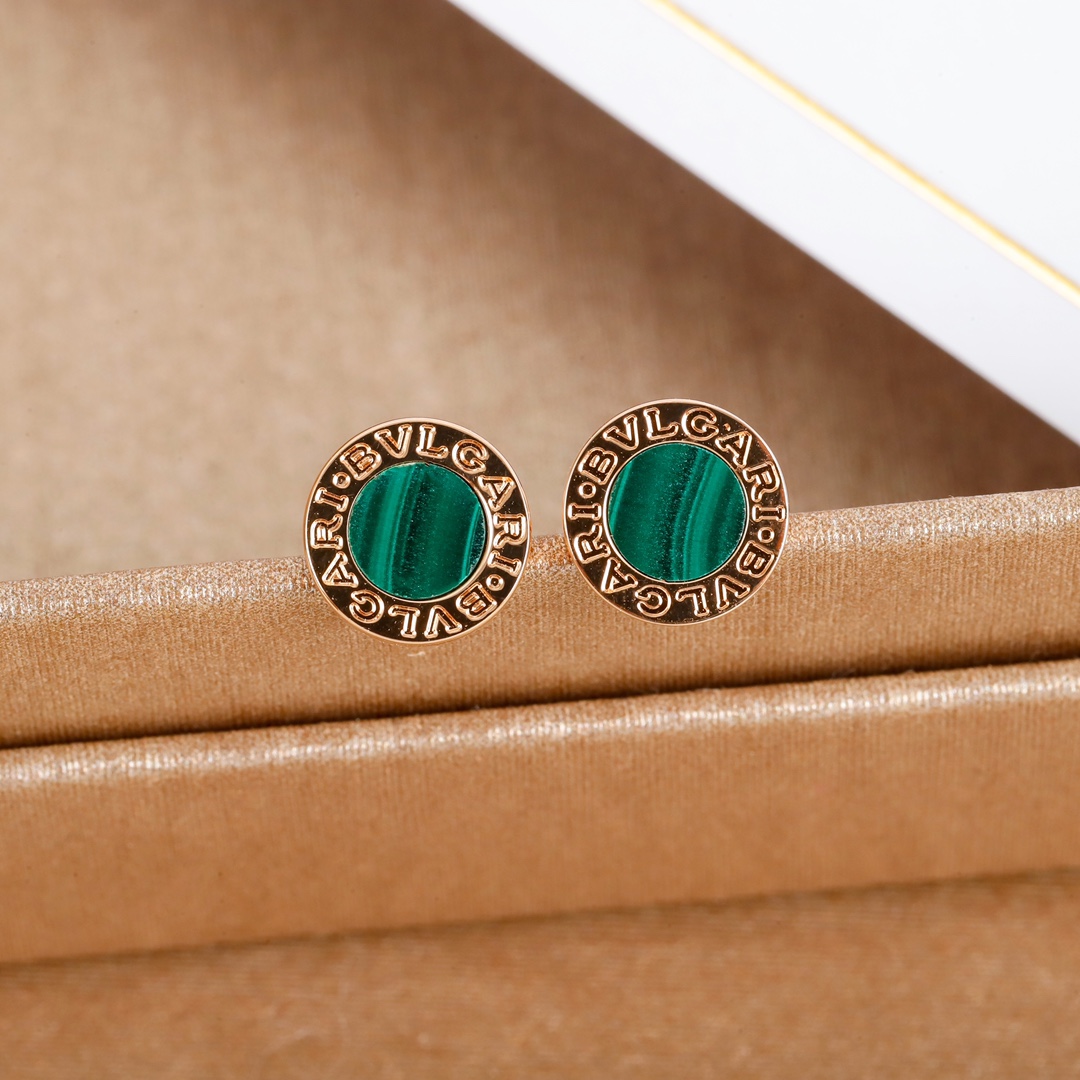 Bulgari round earrings