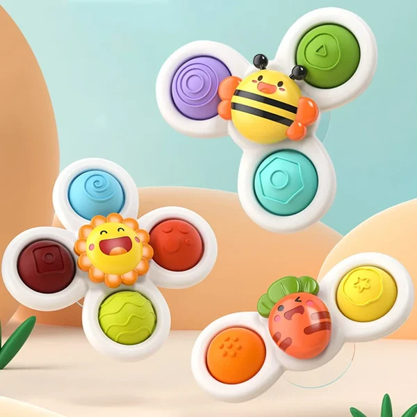 (Summer Hot Sale - Now 49% off) 🔥Suction cup rotating toys are a must-have for growing babies
