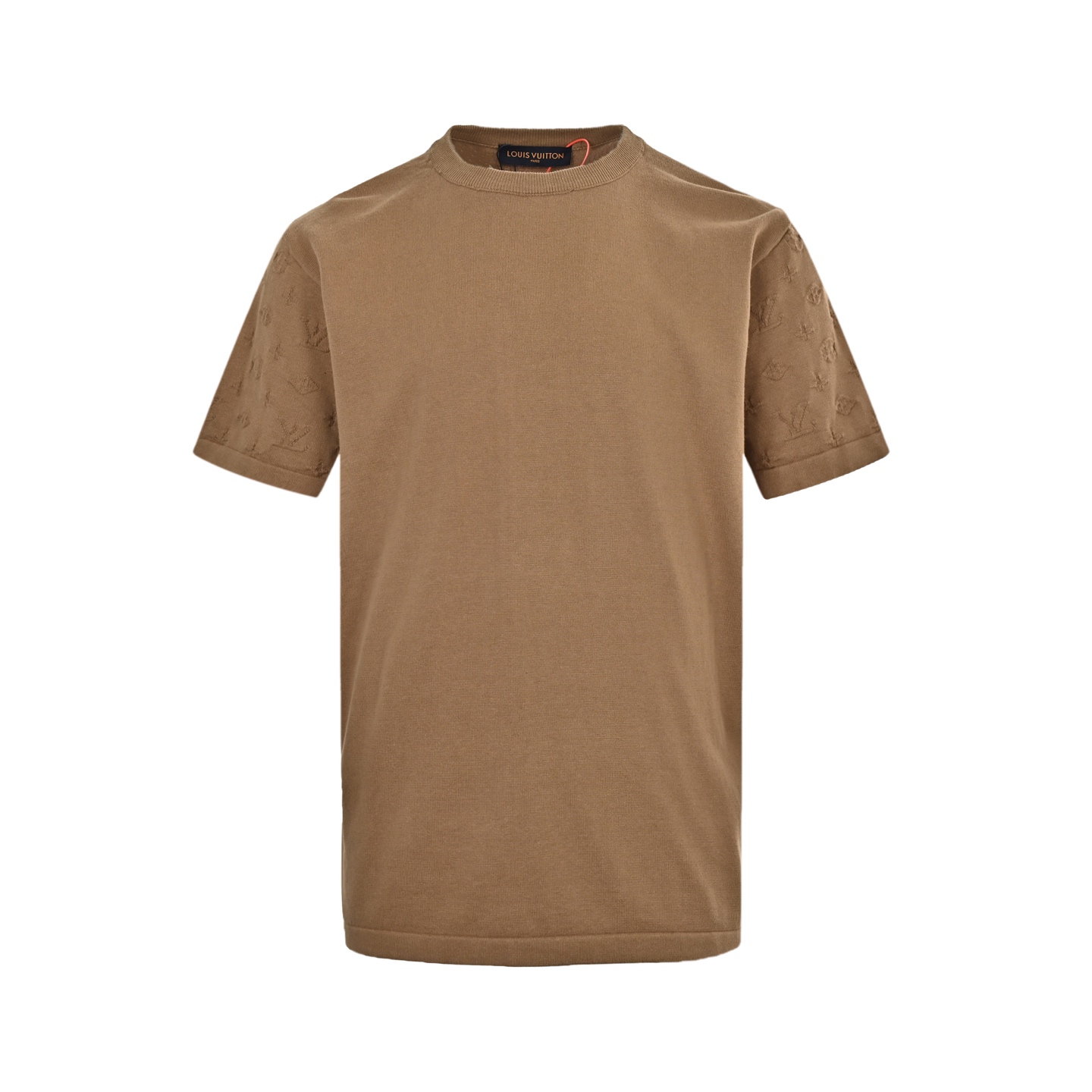 Louis Vuitton 25ss sleeve monogram jacquard knit short sleeve